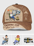 Camping Hair Don't Care - Personalized Camping Classic Cap