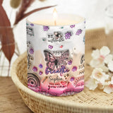 Positive Affirmations Butterfly - Personalized Butterfly Candle With Wooden Lid