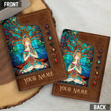Namaste Green - Personalized Yoga Passport Holder
