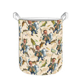 Photo Inserted Funny Fishing - Personalized Fishing Storage Basket