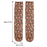 Customizable Printed Face - Personalized Uncle Socks