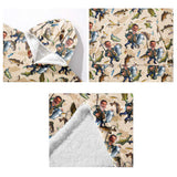 Photo Inserted Funny Fishing - Personalized Fishing Blanket Hoodie