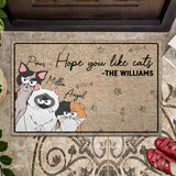Hope You Like Dog - Personalized Dog Doormat