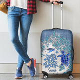 Turtle Bling - Personalized Turtle Luggage Cover