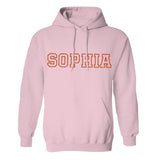 Custom Name - Personalized Aunt Embroidered Hoodie