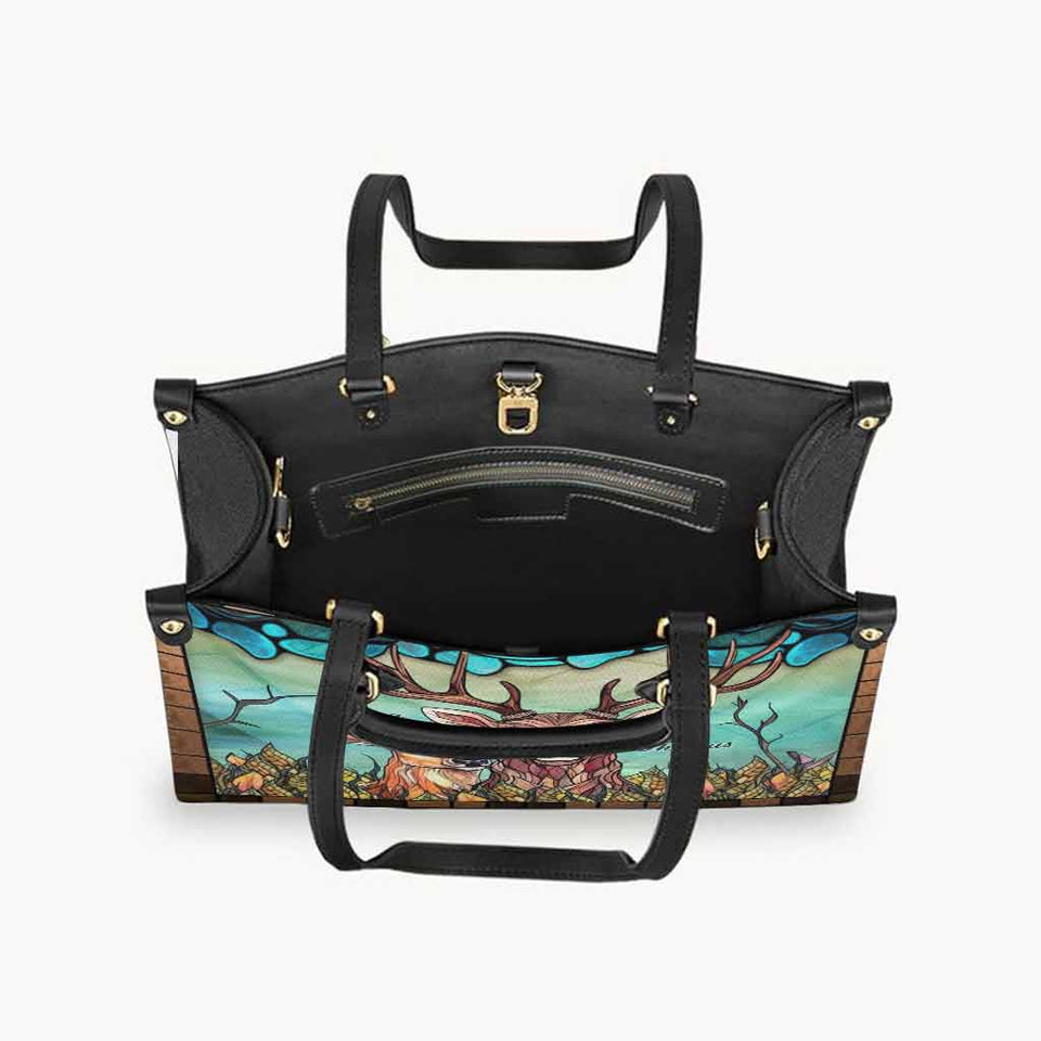 You & Me We Got This - Personalized Hunting Leather Handbag
