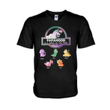 Fatherhood Is A Walk - Gift for dad, grandpa - Personalized T-shirt And Hoodie