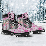 Faith Hope Love Breast Cancer Awareness All Season Boots 0622