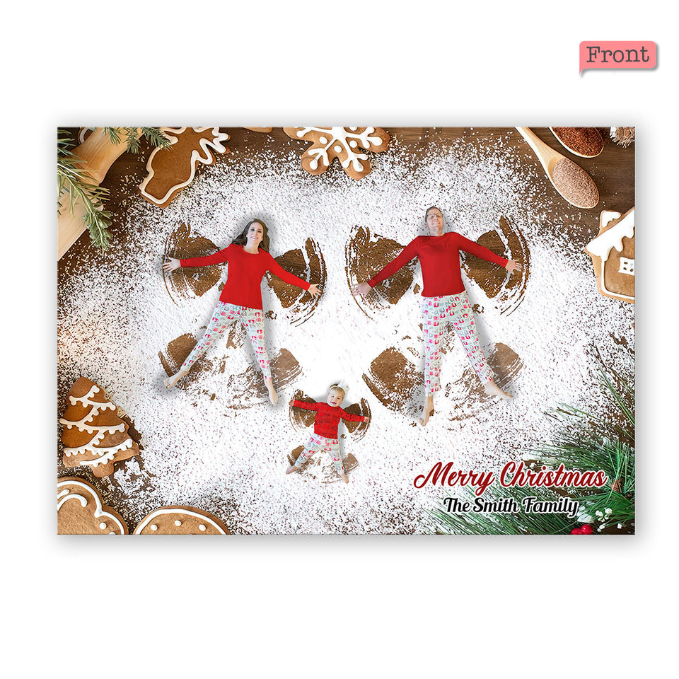 Merry Christmas - Personalized Family Greeting Card
