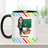 The Influence Of A Good Teacher Can Never Be Erased - Personalized Teacher Accent Mug