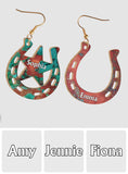 Horse Girl - Personalized Horse Wooden Earrings
