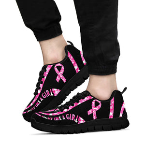 Fight Like A Girl Breast Cancer Awareness Sneakers 0622