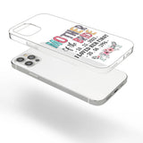 Mother Of The Bride - Personalized Mother Clear Phone Case