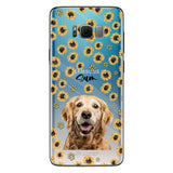 You Are My Sunshine - Personalized Dog Clear Phone Case