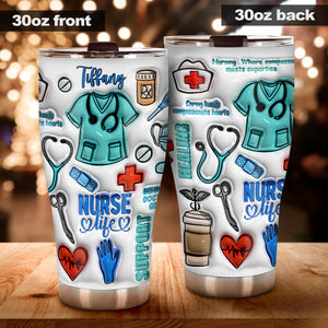 Nurse Life - Personalized Nurse Tumbler