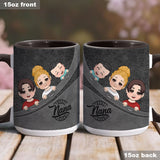 Best Grandma / Grandpa / Dad / Mom Ever - Personalized Grandma Accent Mug