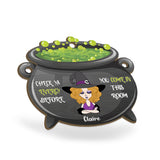Check Ya Energy - Personalized Witch Suncatcher