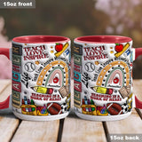 Teach Love Inspire - Personalized Teacher Accent Mug