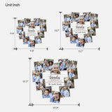Family The People You Live For - Personalized Family Custom Shaped Wood Sign