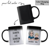 Like Mother Like Daughter Oh Crap - Family gift for aunt, mom, grandma - Personalized Mug