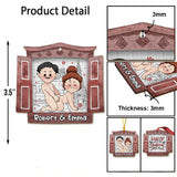 All I Want For Christmas Is You - Personalized Couple Ornament