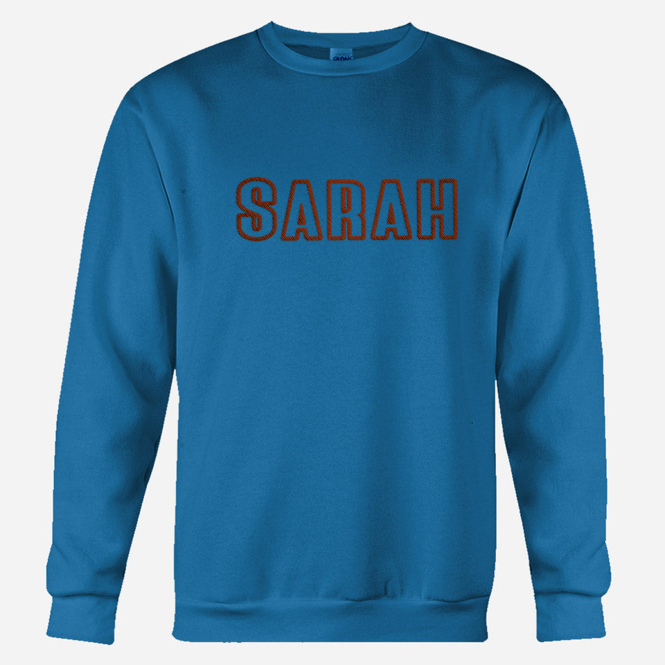 Custom Name - Personalized Aunt Embroidered Sweater
