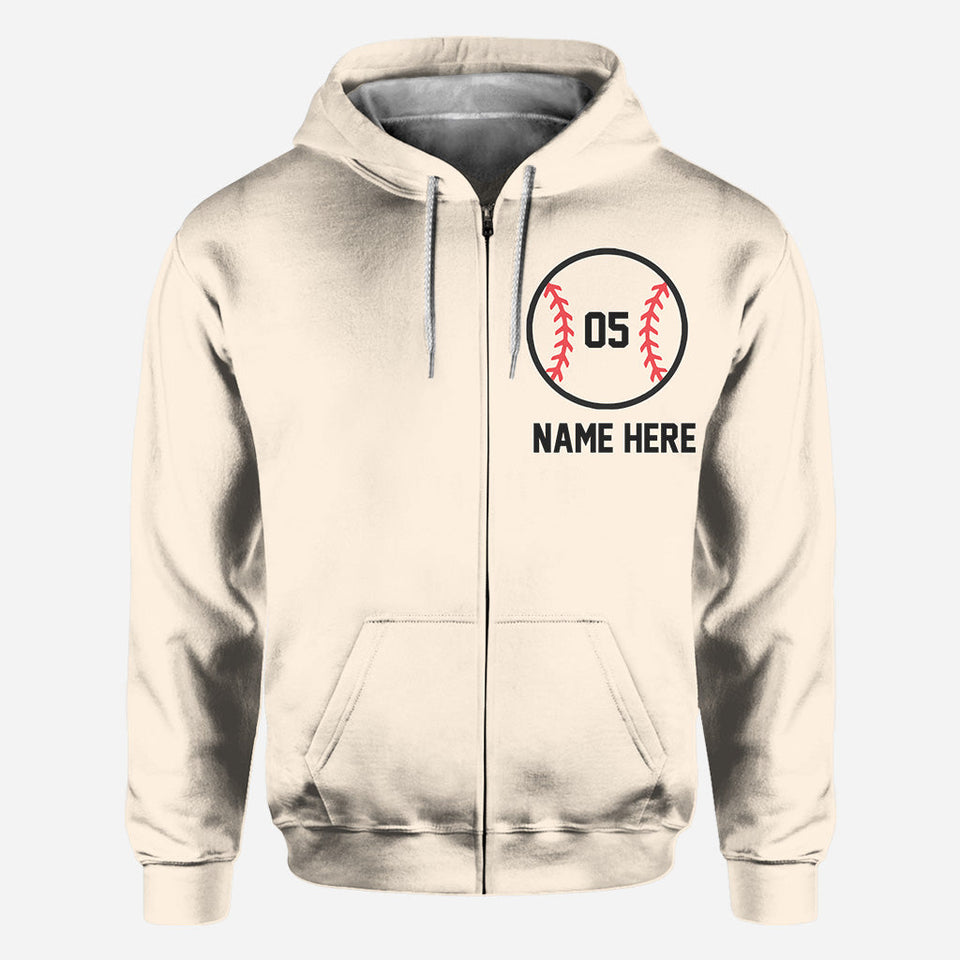 In My Baseball Mom Era - Personalized Baseball All Over Shirt