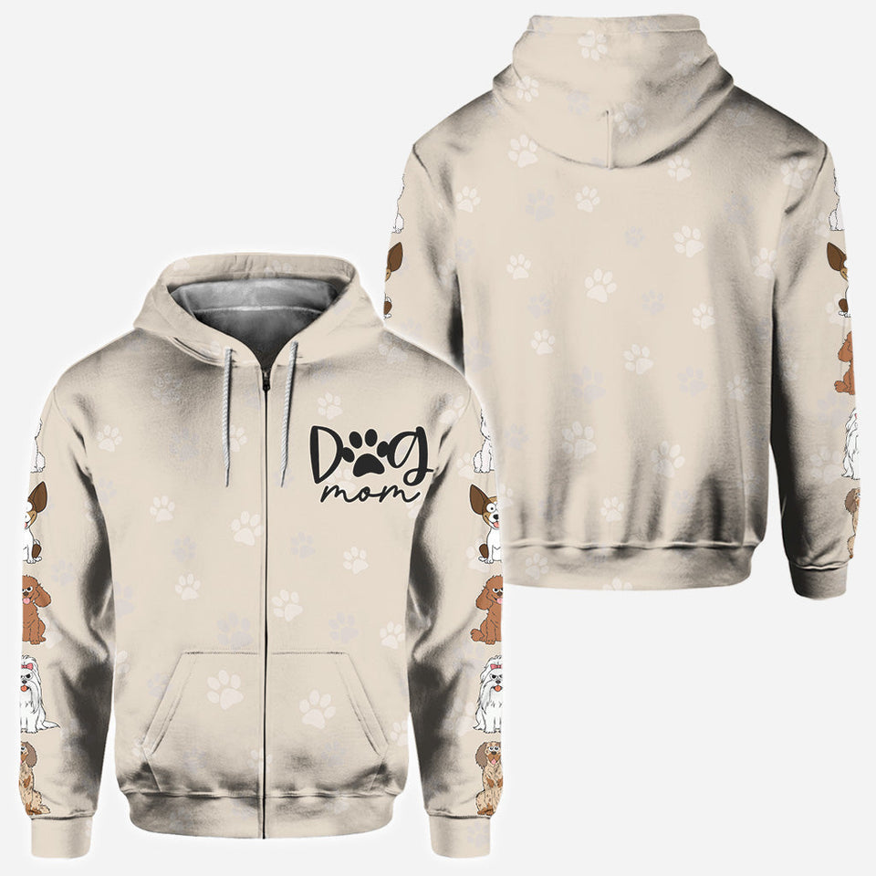 Dog Mom/ Cat Mom/ Fur Mom / Dog Dad/ Cat Dad... - Personalized Dog All Over Shirt