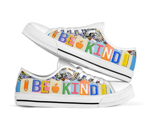 Be Kind Teacher Low Top Shoes 0622