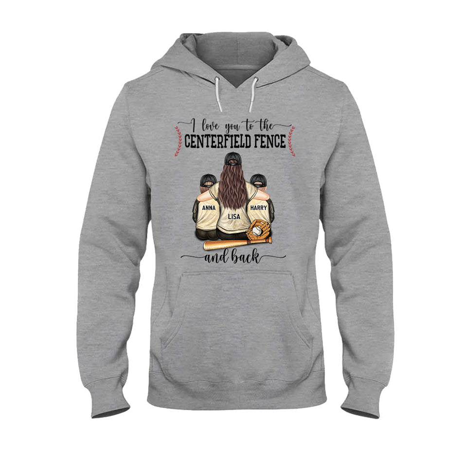 My Heart Is On That Field - Personalized Baseball T-shirt And Hoodie
