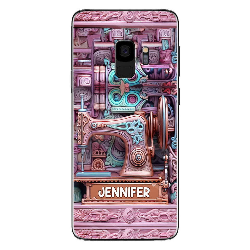 Love Sewing - Personalized Sewing Phone Case