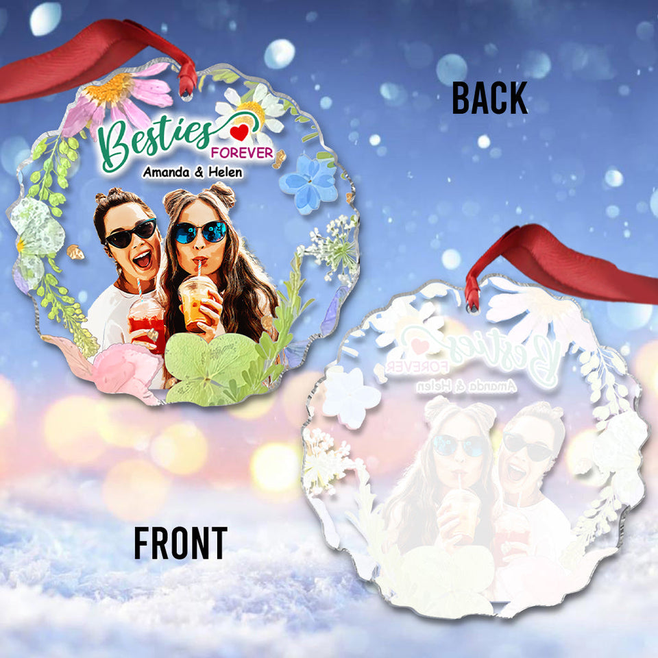 Besties Forever - Personalized Bestie Ornament