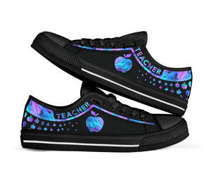 Love Teaching Teacher Low Top Shoes 0622