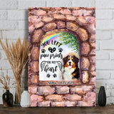 No Longer By My Side - Personalized Dog Canvas And Poster