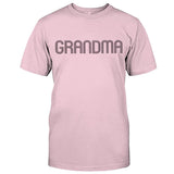 Custom Name - Personalized Grandma Embroidered T-shirt