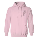 Custom Line Art - Personalized Grandpa Embroidered Hoodie
