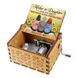 Mother And Daughter - Personalized Mother Hand Crank Music Box