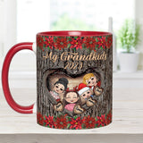 My Grandkids - Personalized Grandma Accent Mug
