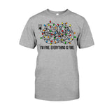 I'm Fine - Christmas T-shirt And Hoodie
