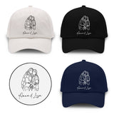 Custom Photo - Personalized Bestie Embroidered Classic Cap