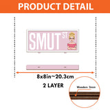 Book Category - Personalized Book 2 Layered Big Freestanding