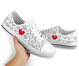 Teach Love Inspire Teacher Low Top Shoes 0622