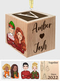 All I Want For Christmas Is You Block Ornament - gift for girlfriend, boyfriend, wife, husband - Personalized Block Ornament