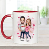 You Are Far My Favorite - Personalized Couple Accent Mug