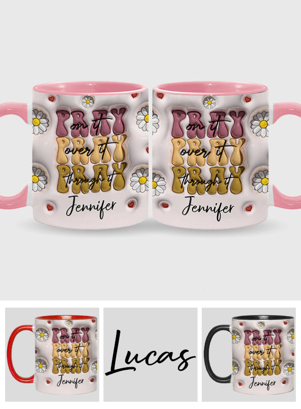 Priez à ce sujet - Mug chrétien personnalisé