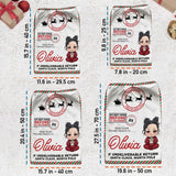 Do Not Open Before 25 December - Personalized Family Drawstring Tote Bag