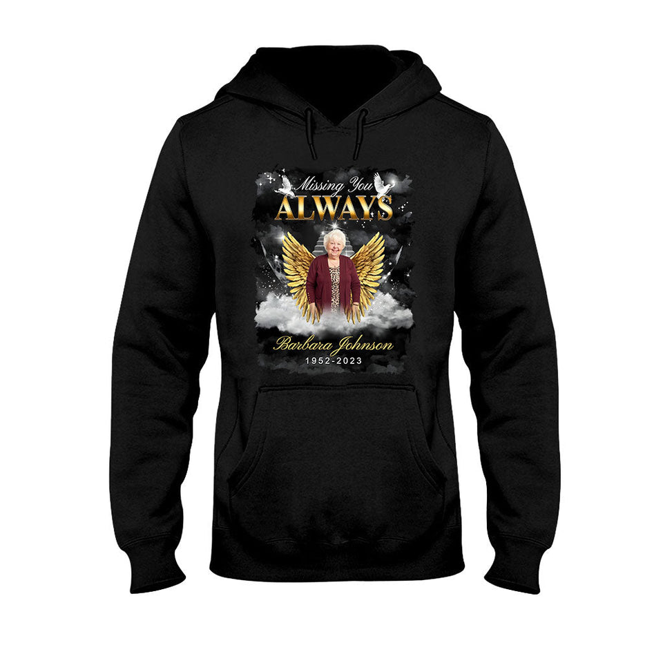 Toujours dans mon cœur - T-shirt et sweat à capuche commémoratifs personnalisés