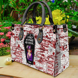 I Myself Am Strange and Unusual - Personalized Witch Leather Handbag