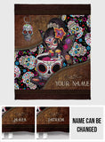 Love Skulls - Personalized Skull Blanket