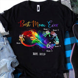 Blessed Mama - Gift for mom, grandma - Personalized T-shirt And Hoodie